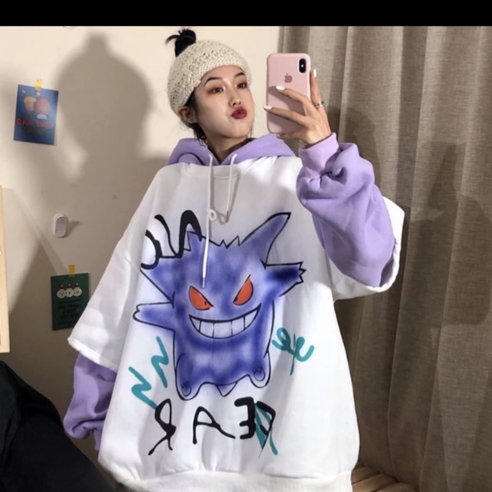 Streetwear style graffiti sweatshirt